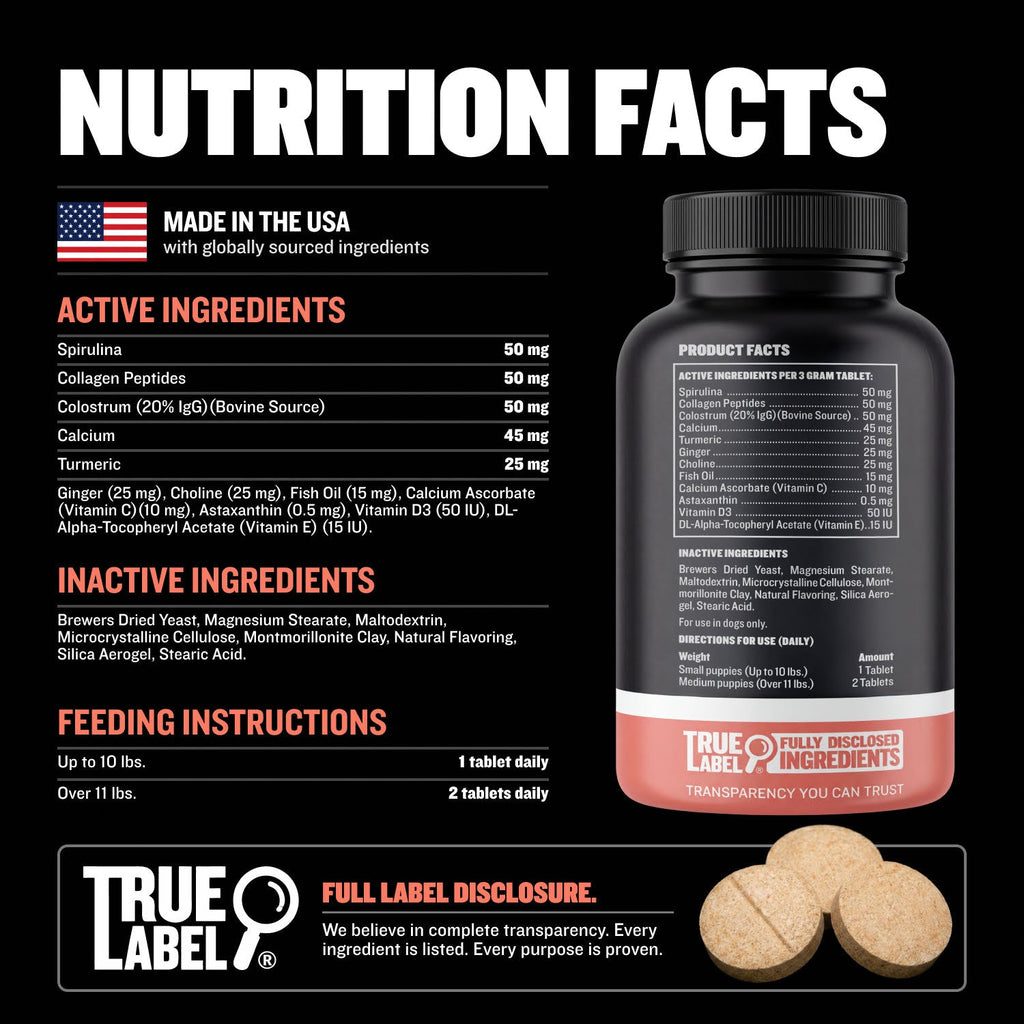 Puppy Growth and Development Multivitamin Tablets product image 6