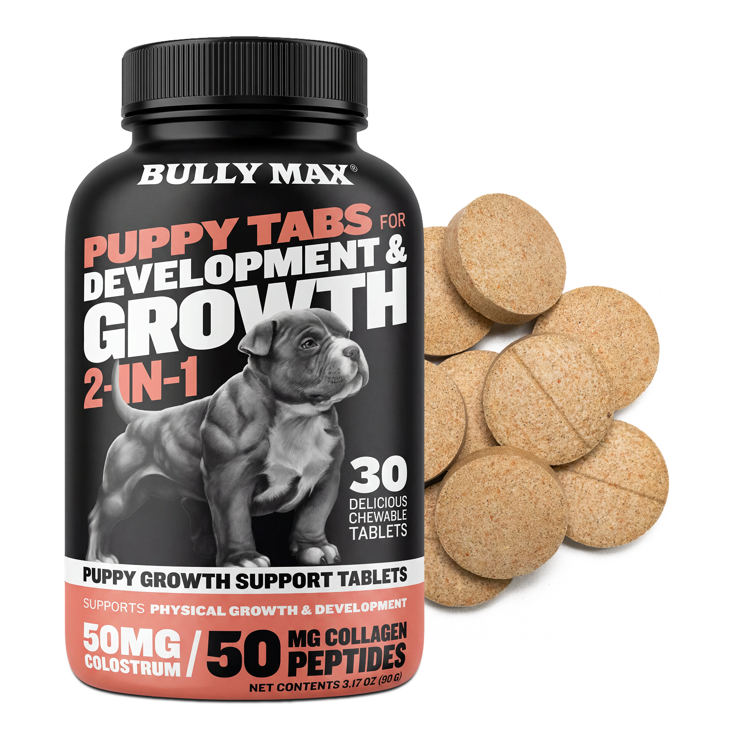 Puppy Growth and Development Multivitamin Tablets, 1 bottle (30 tabs)