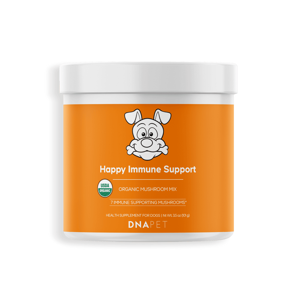 Immunity supplements for dogs organic mushroom powder USDA certified DNA PET