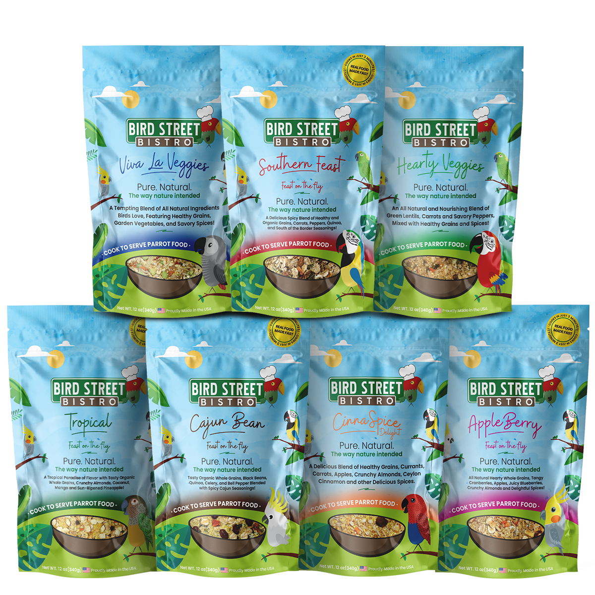 Parrot Food Variety Pack Default Title