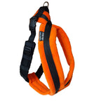 Large Dog Fleece Harness Size 5 (62-85cm) Chest / Orange / No: Front Chest Ring