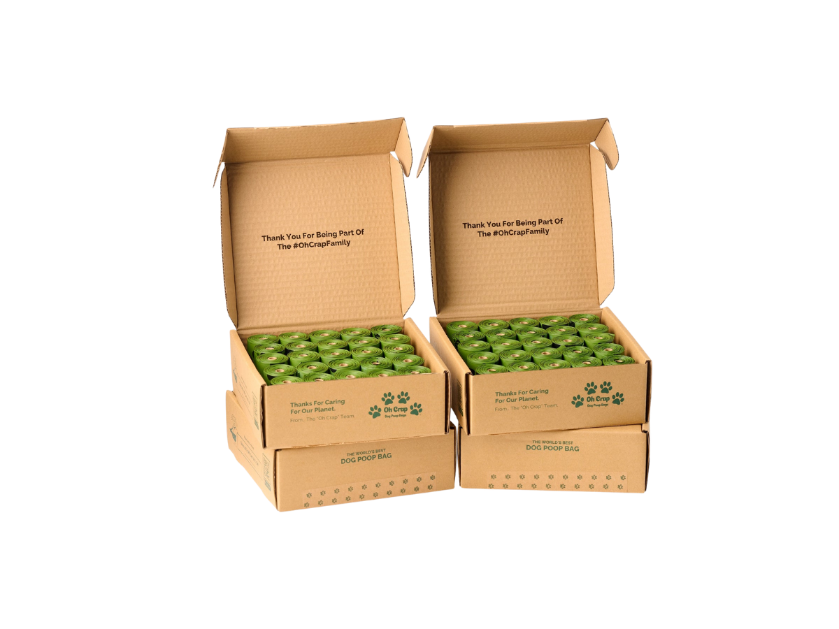 Compostable Dog Waste Bags, Mega Poop Pack - 1500 Bags