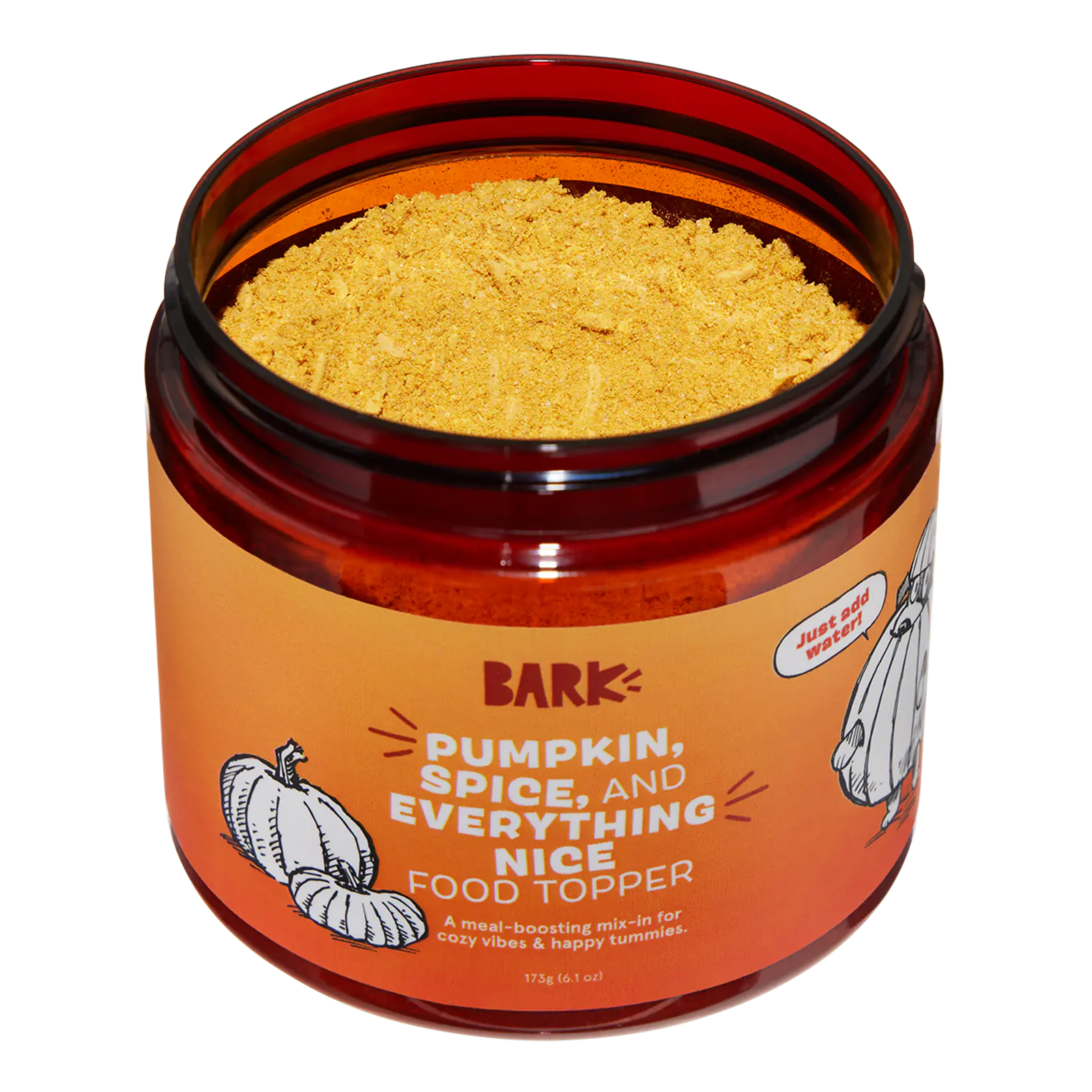 Pumpkin Spice, And Everything Nice Vegetarian Dog Food Meal Topper, 6.1 oz product image 9