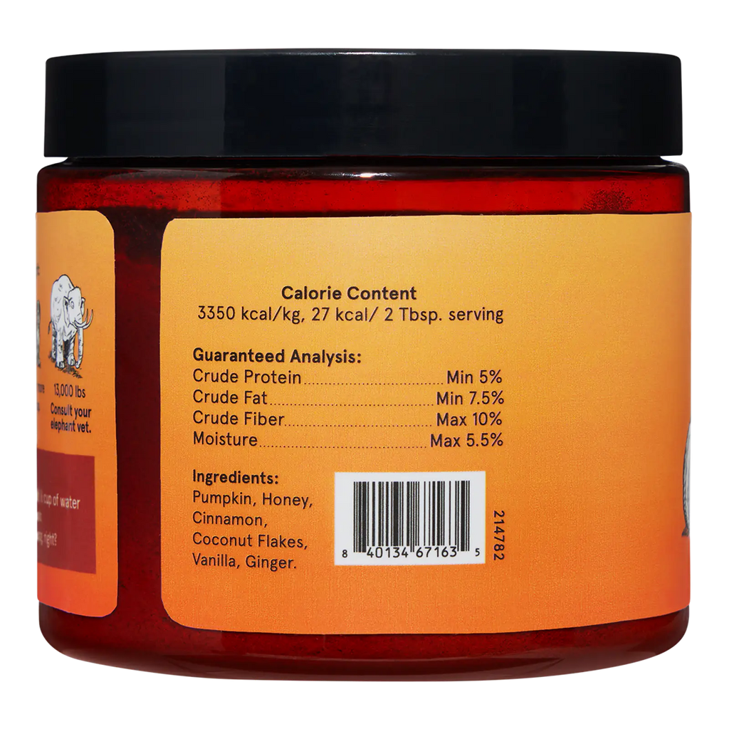 Pumpkin Spice, And Everything Nice Vegetarian Dog Food Meal Topper, 6.1 oz product image 11