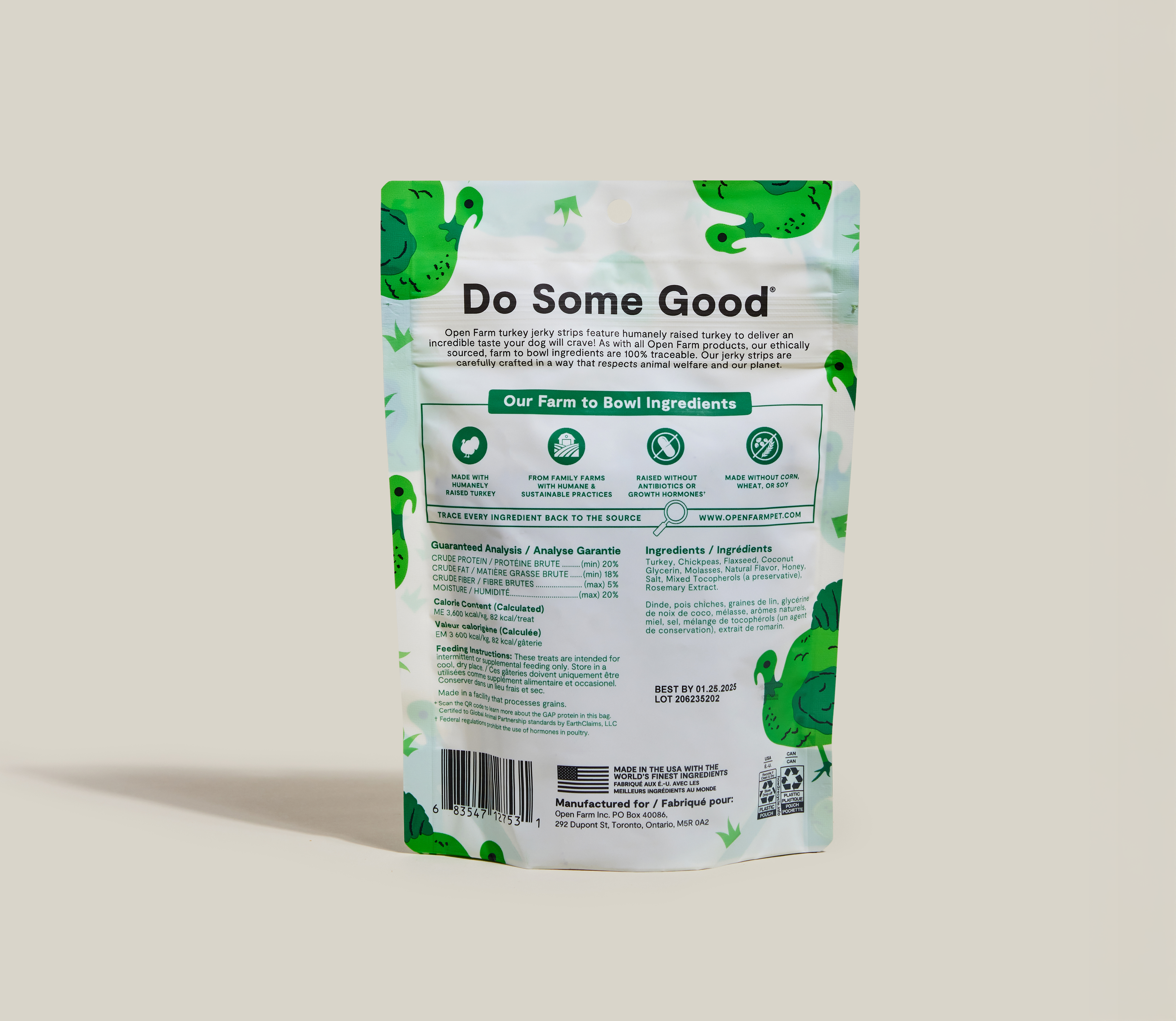 Grain Free Turkey Jerky Dog Treats product image 7