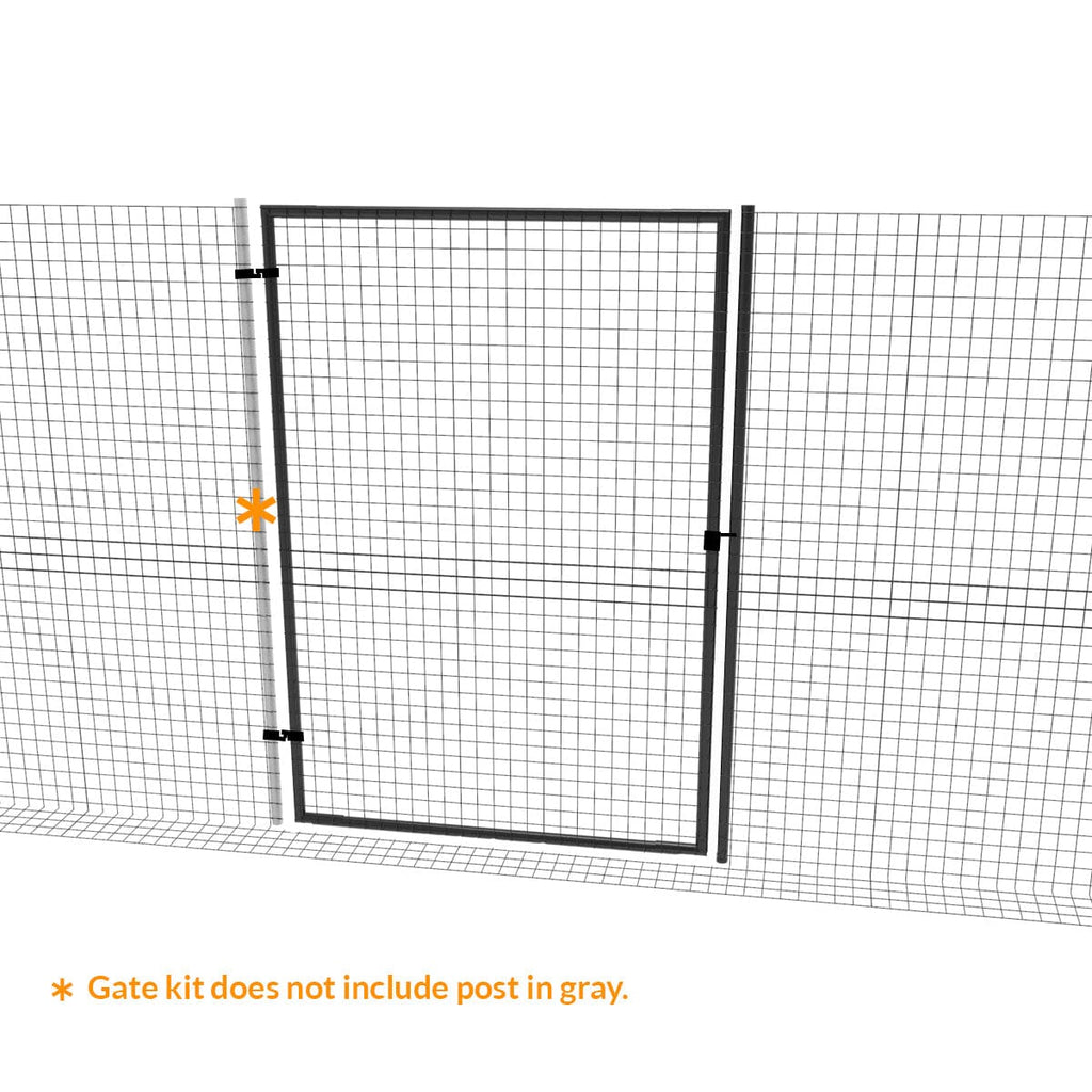 Heavy-Duty Freestanding Dog Fence Entry Gate Kit product image 1