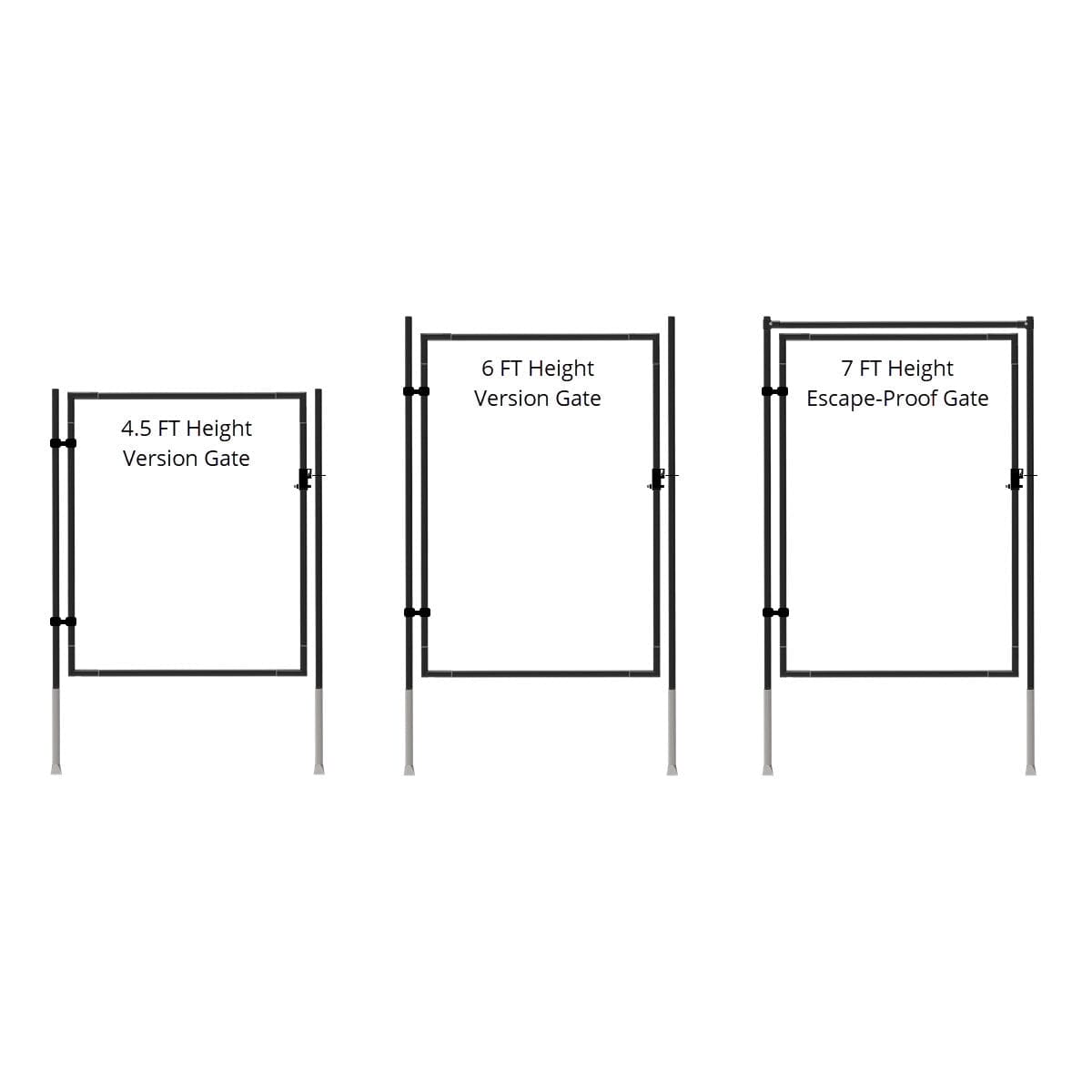 Heavy-Duty Freestanding Dog Fence Entry Gate Kit product image 3