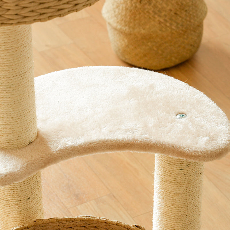 Three-Tier Rattan Bowl Cat Tree product image 7