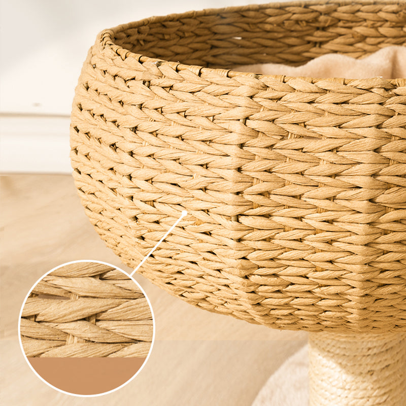 Three-Tier Rattan Bowl Cat Tree product image 9