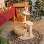 Three-Tier Rattan Bowl Cat Tree product image 12