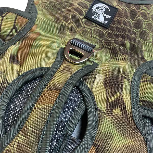 snake camouflage sighthound harness drydogs
