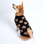Black Teddy Bear Knit Dog Sweater product image 3