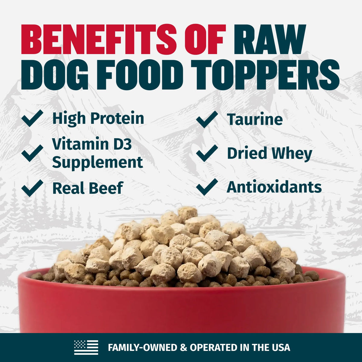 Freeze Dried Beef Dog Food Topper product image 7