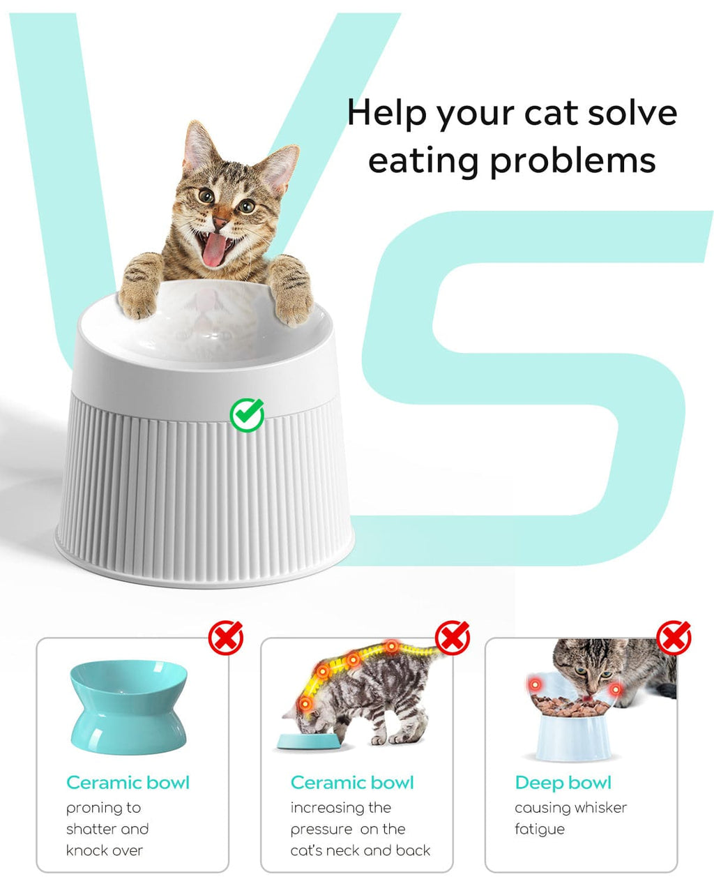 Elevated Cat Bowls product image 6