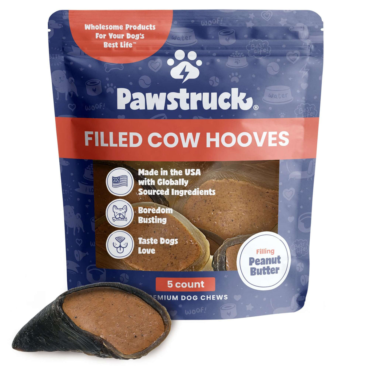 Cow Hoof Dog Chews product image 1