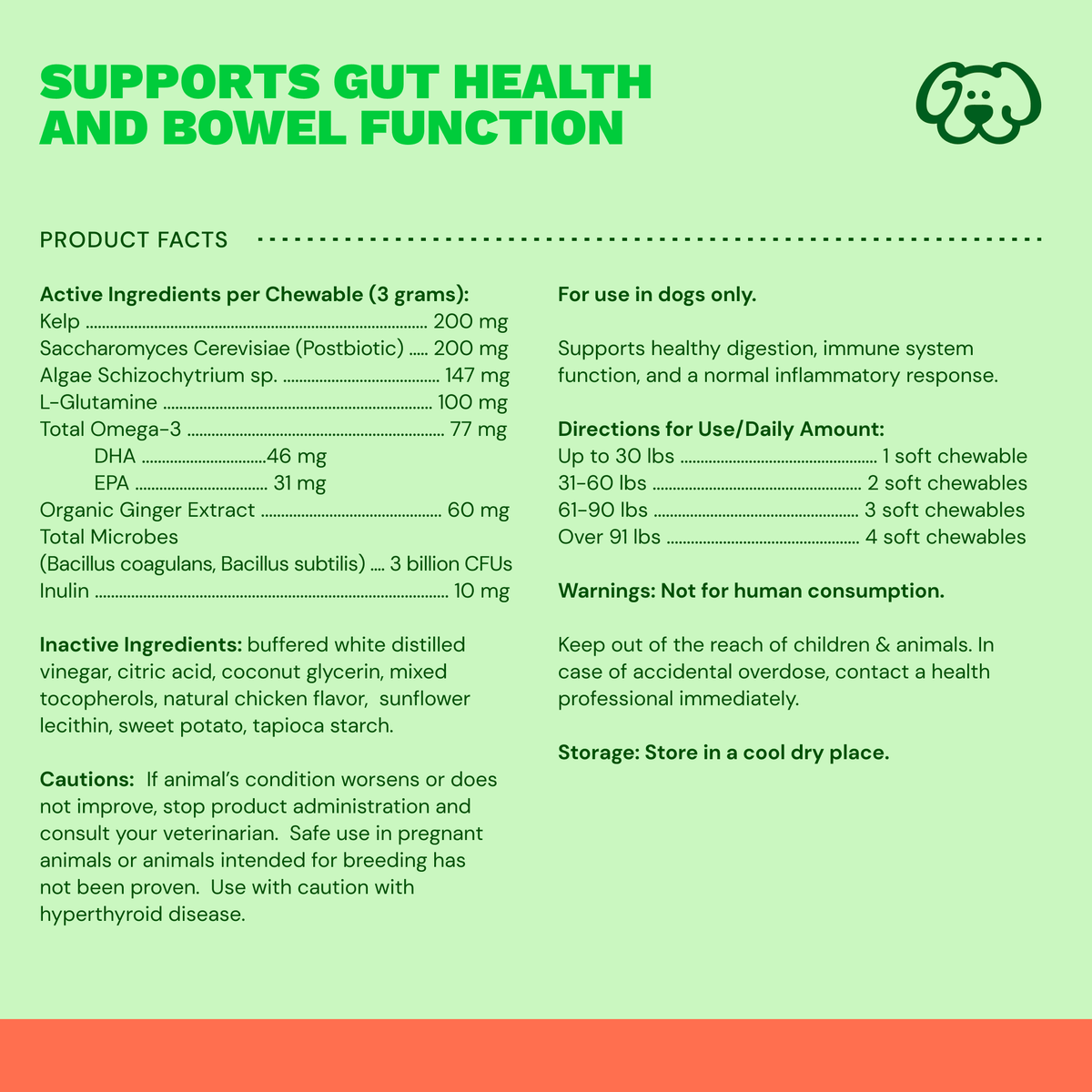 Dog Probiotic Soft Chew product image 3