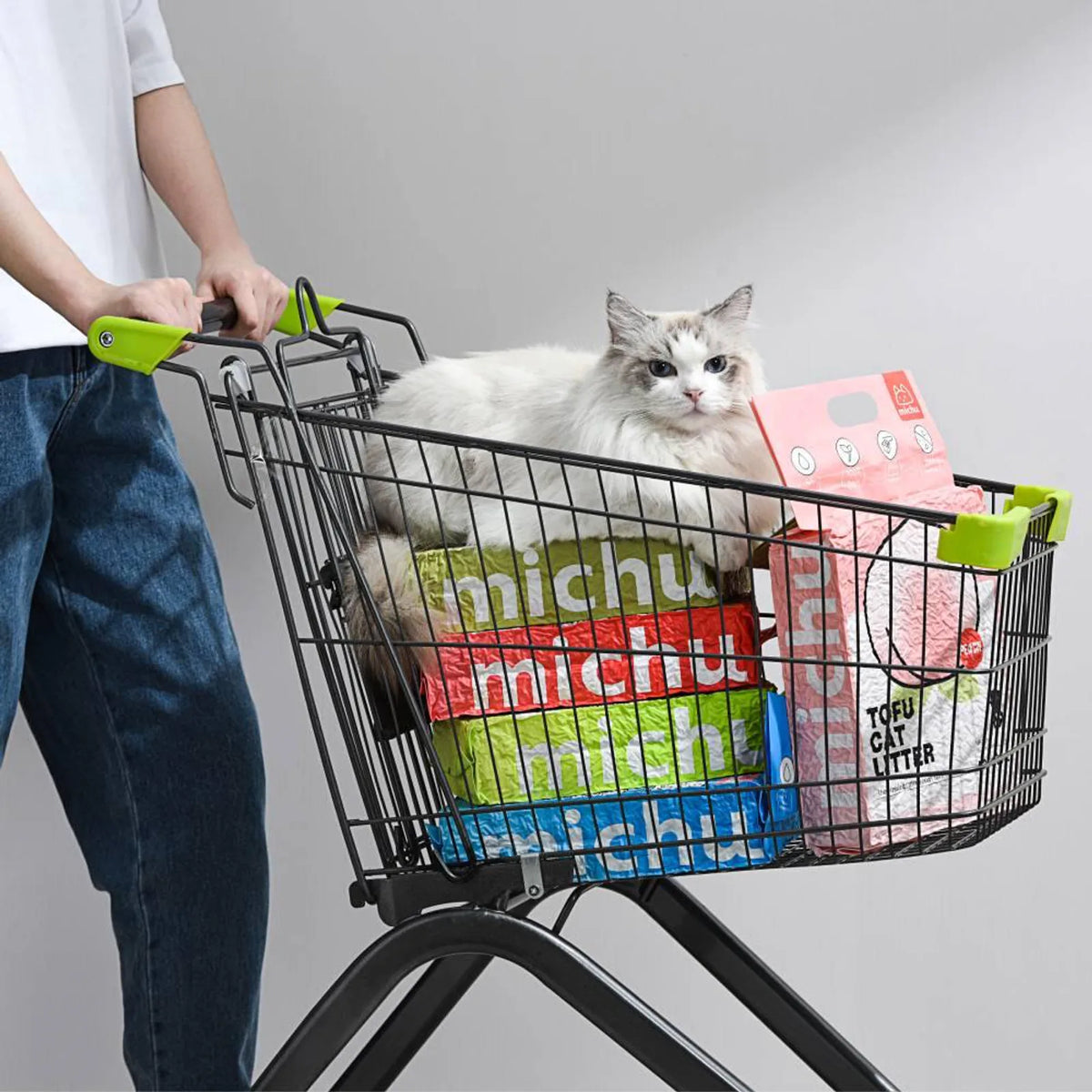 Michu Natural Clumping Tofu Cat Litter 5.5lb/88oz product image 2