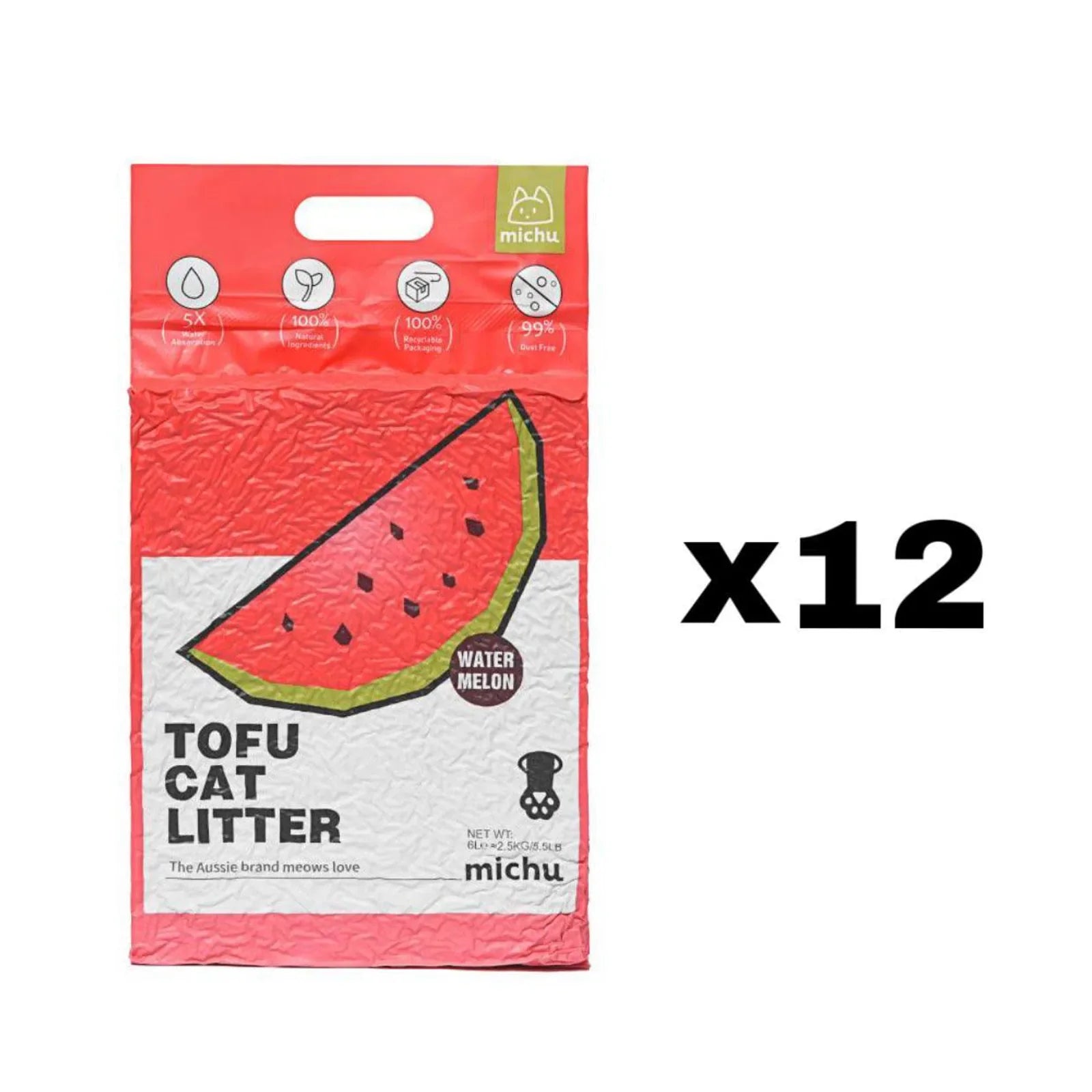Michu Natural Clumping Tofu Cat Litter 5.5lb/88oz product image 28