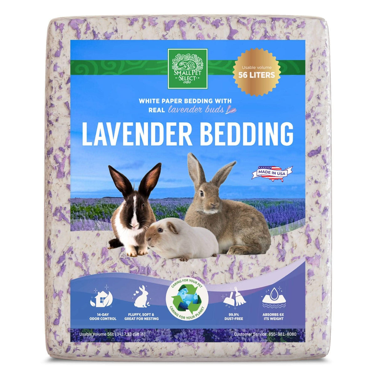 Lavender Paper Small Pet Bedding product image 2