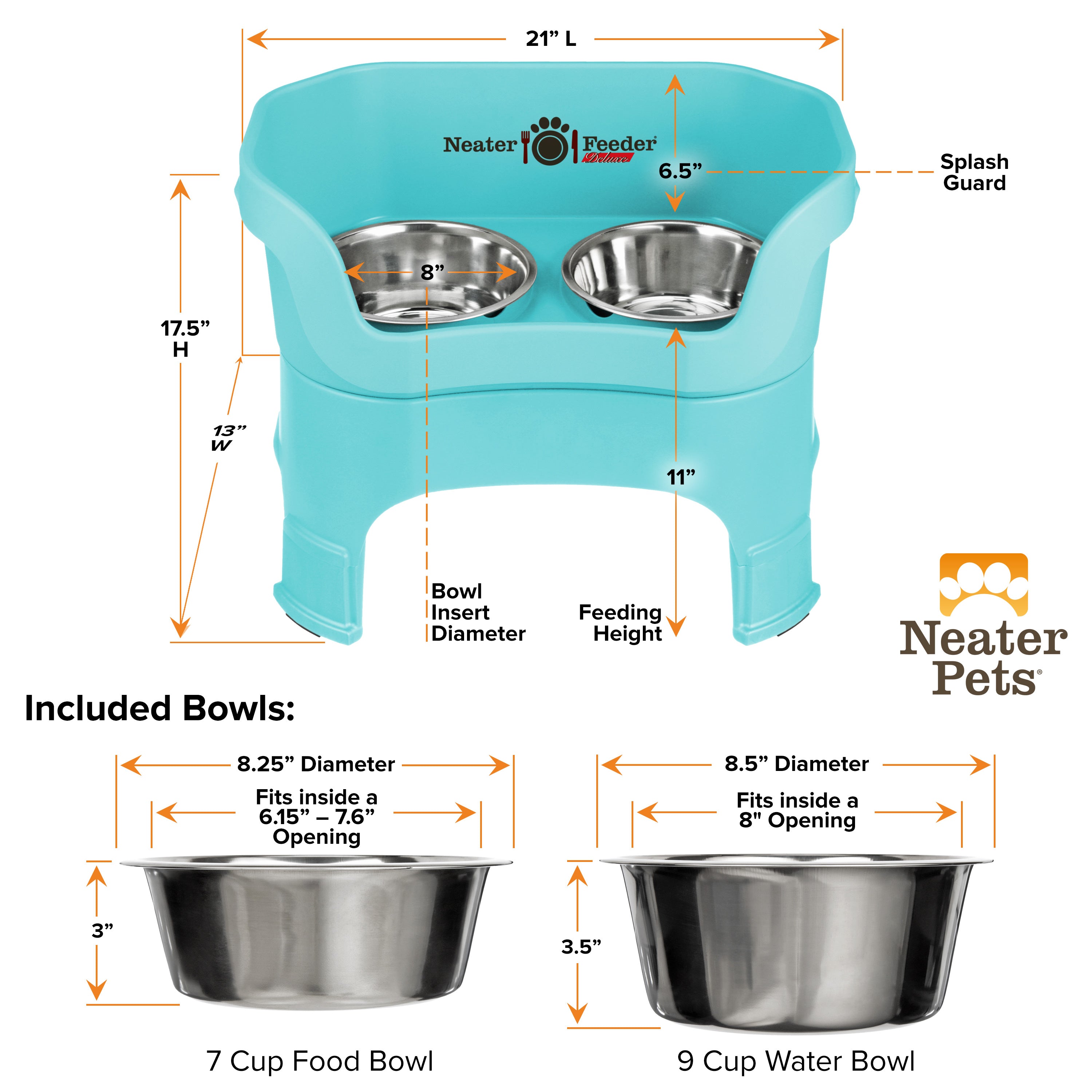Elevated Spill-Containment Pet Feeder product image 116