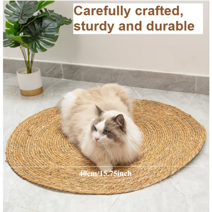 Sisal Sofa Protector Cat Scratch Mat – Universal Anti-Scratch Claw Cover for Cats & Dogs, Furniture Protector Pad for Sofa, Couch & Chair, 13.78" or 15.74" Square