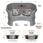 Elevated Spill-Containment Pet Feeder product image 140