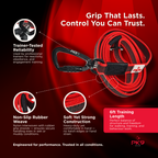 Dog Leash, 6ft Super Grip Non-Slip Training Lead for Wet Walks, Obedience Practice and Everyday Control