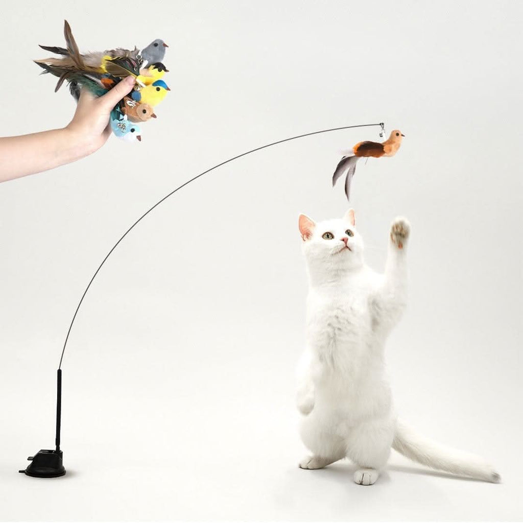 Interactive Bird Simulation Cat Toy, Single Set 1 bird