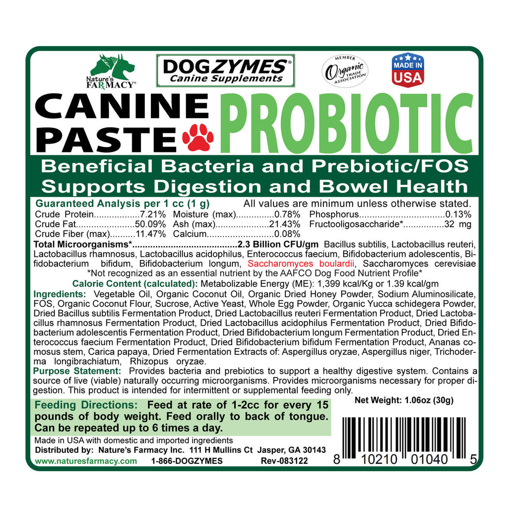 Canine Probiotic and Prebiotic Paste product image 3