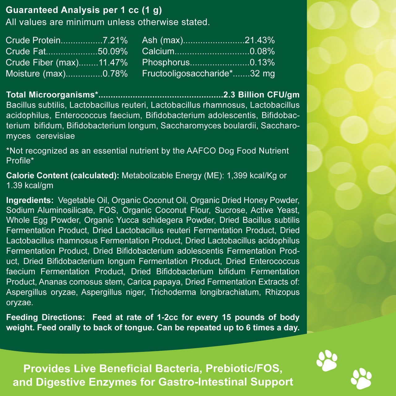 Canine Probiotic and Prebiotic Paste product image 7