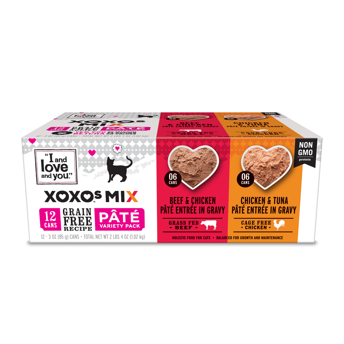 Chicken and Beef Pate Wet Cat Food, 3 OZ CAN (24 PACK)