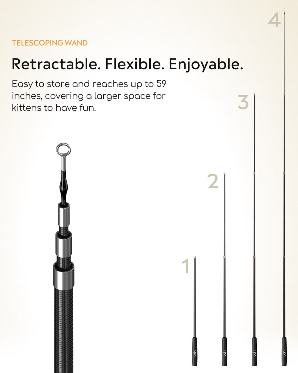 Retractable Cat Wand Toy product image 6