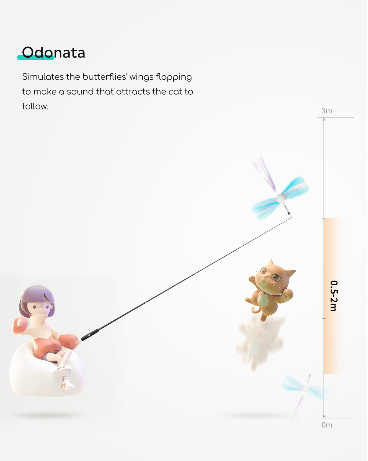 Retractable Cat Wand Toy product image 9