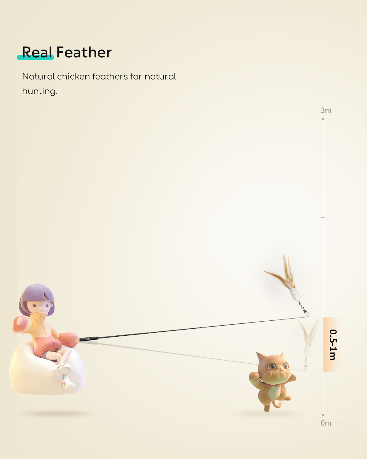 Retractable Cat Wand Toy product image 11