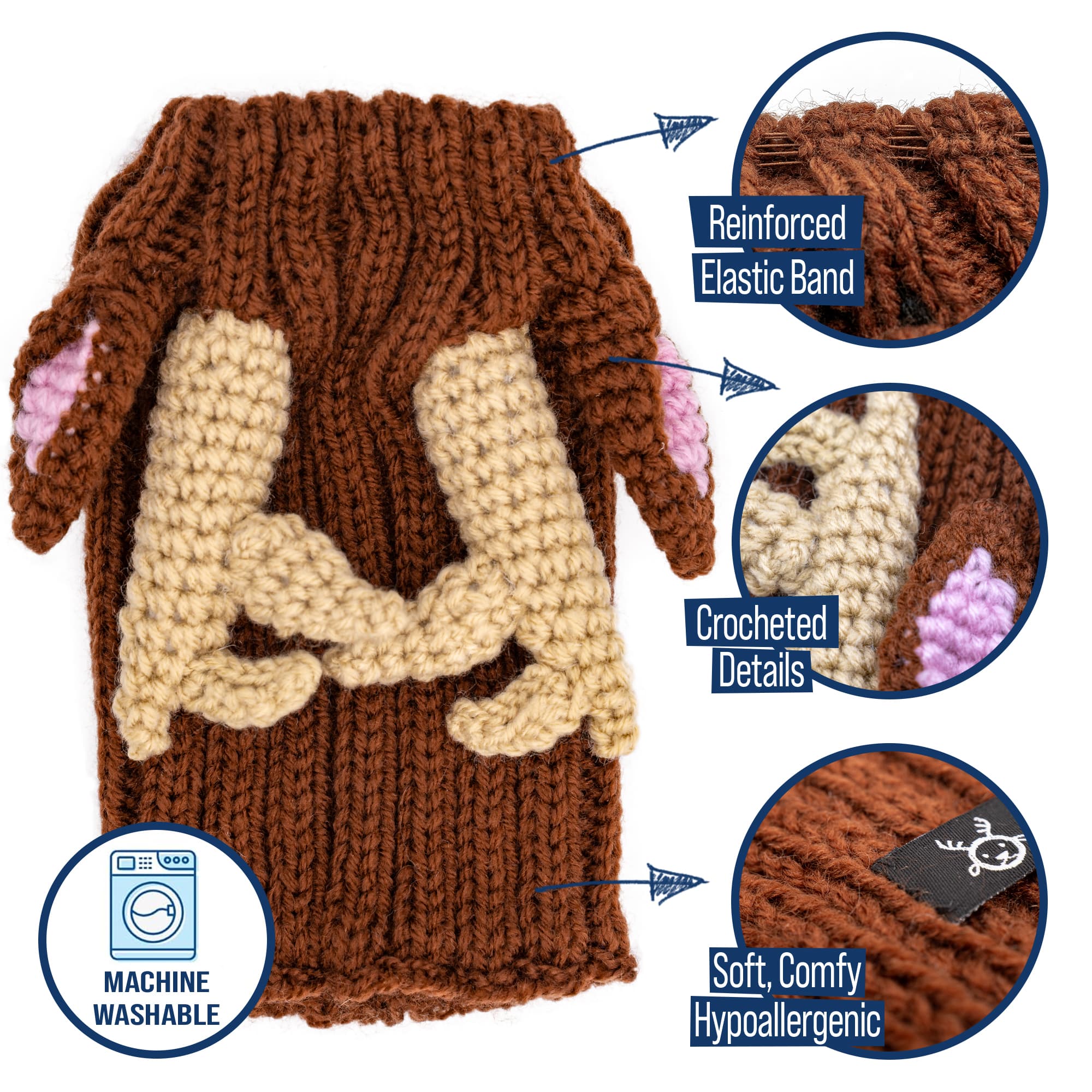 Reindeer dog snood features and benefits