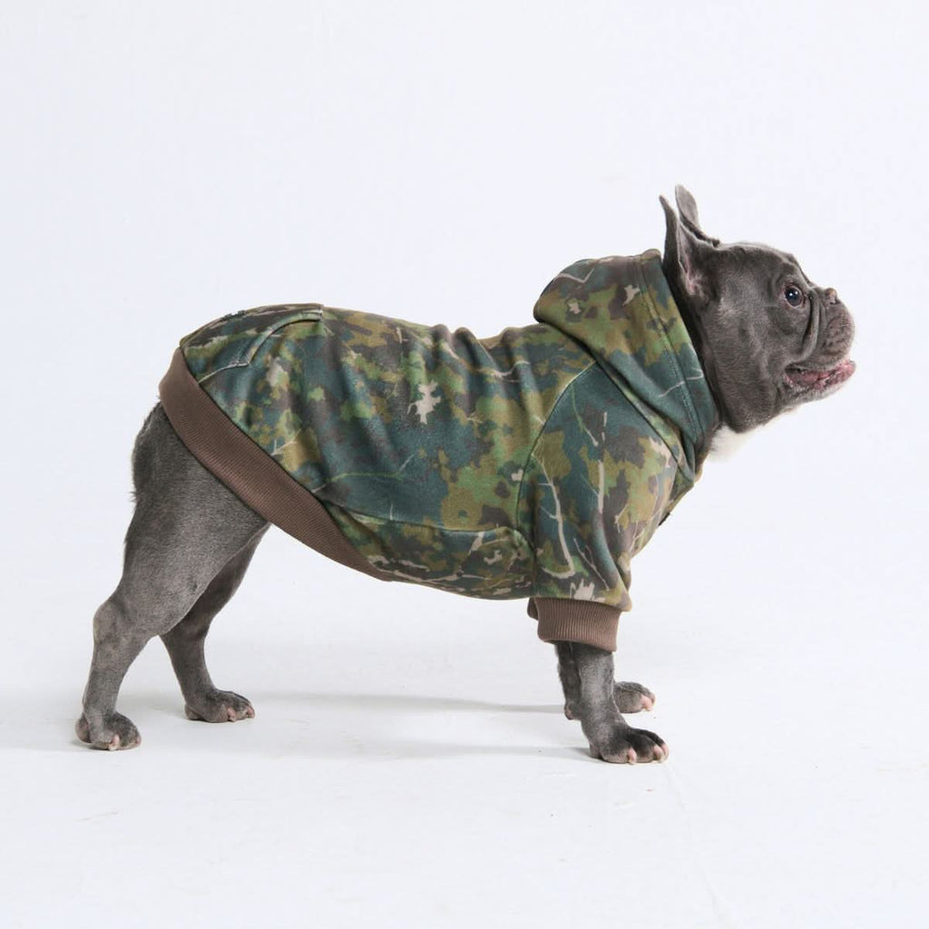 Stretch Fleece Camo Dog Hoodie product image 1