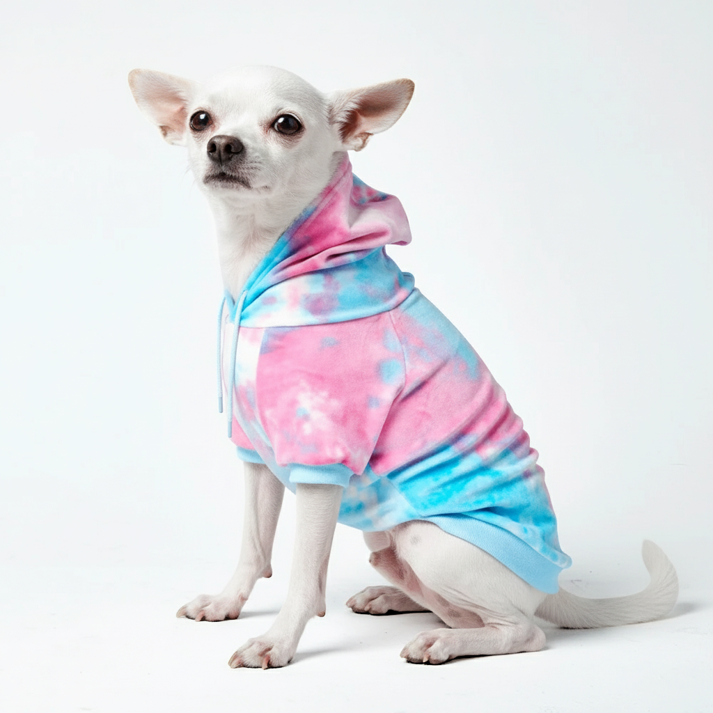 Soft Velvet Fleece Dog Hoodie, S
