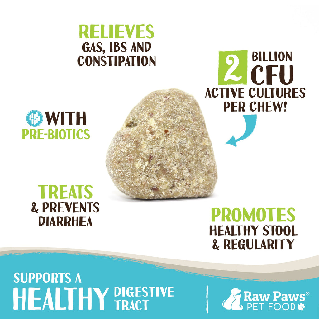 Probiotic Dog Treats, 10 oz: Daily Digestive Support for Training, Snacking, and Everyday Routines