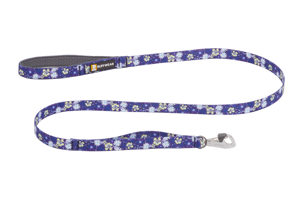 Padded Handle Standard Dog Leash, Wildflower (918)