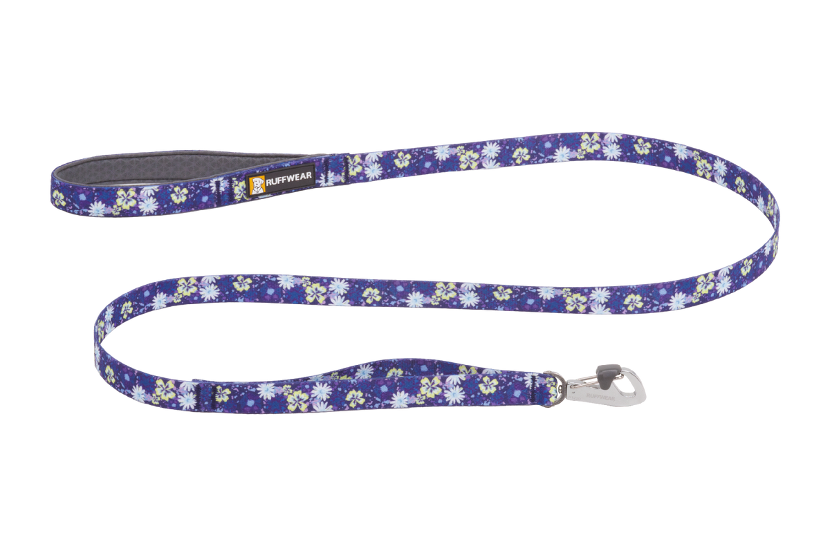 Padded Handle Standard Dog Leash, Wildflower (918)