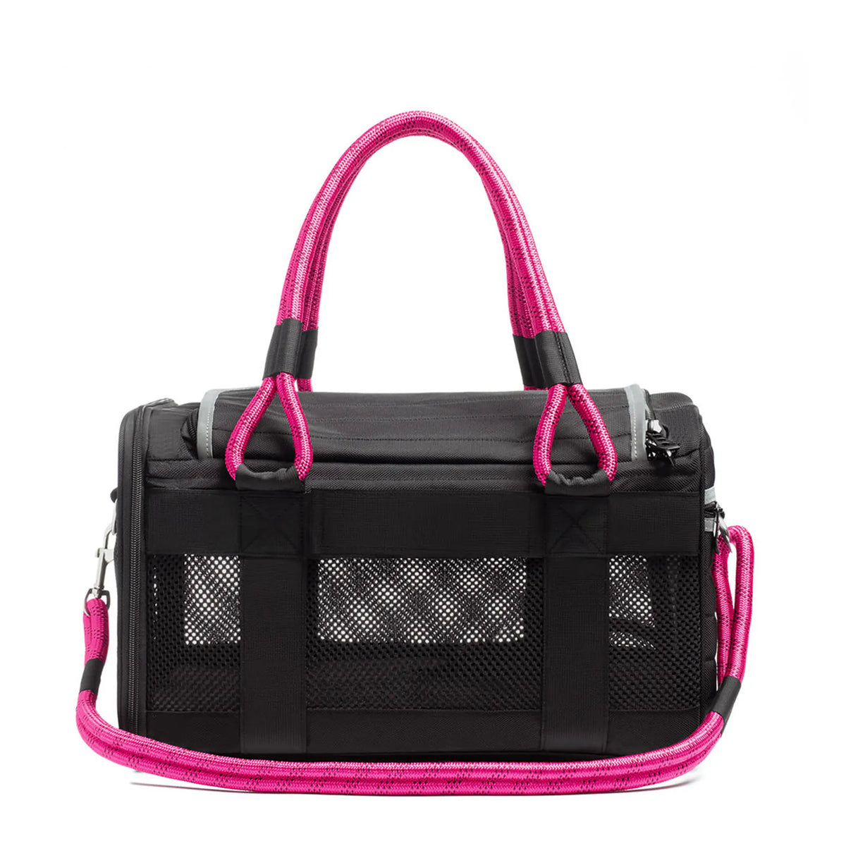 OUT-OF-OFFICE PET CARRIER PRO EDITION BLACK / MAGENTA / SMALL - UP TO 15LBS variant