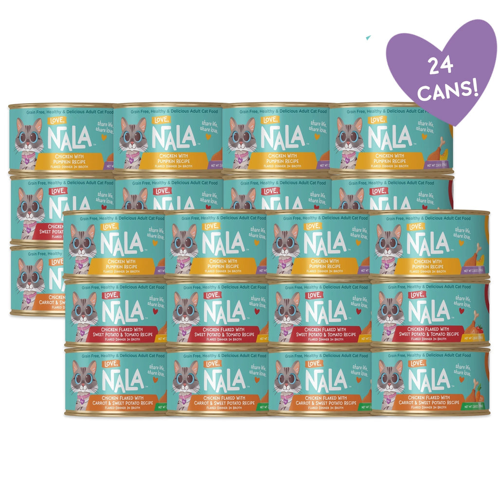 Flaked Chicken Wet Cat Food Variety Pack, Default Title