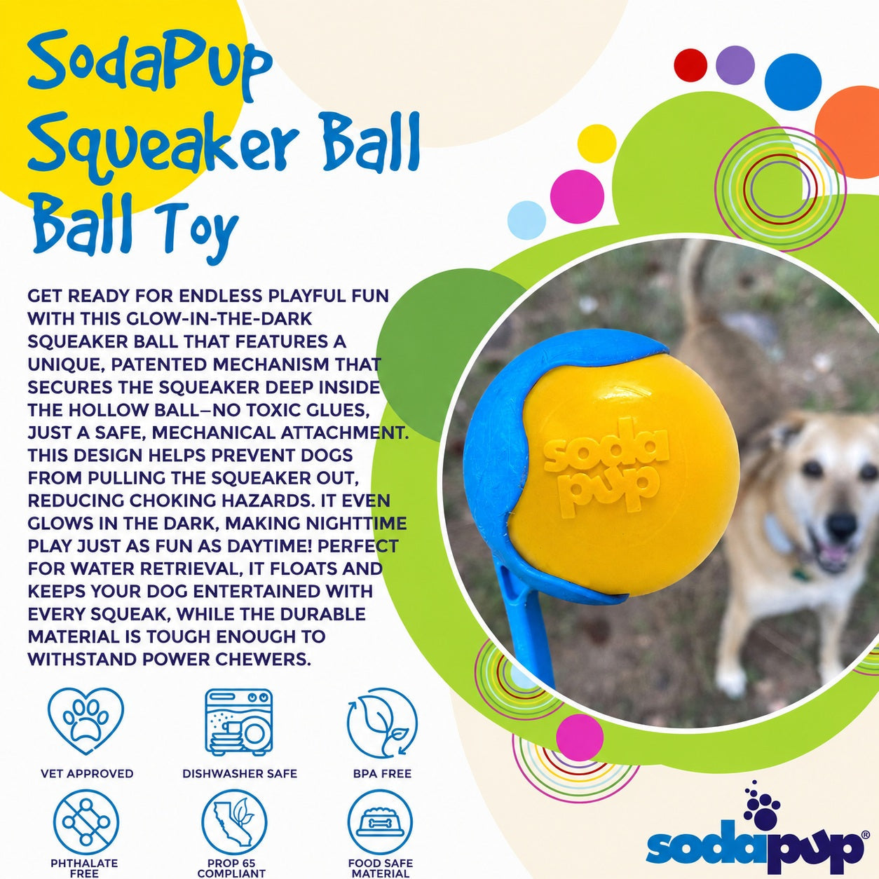 Squeaky Dog Ball product image 5