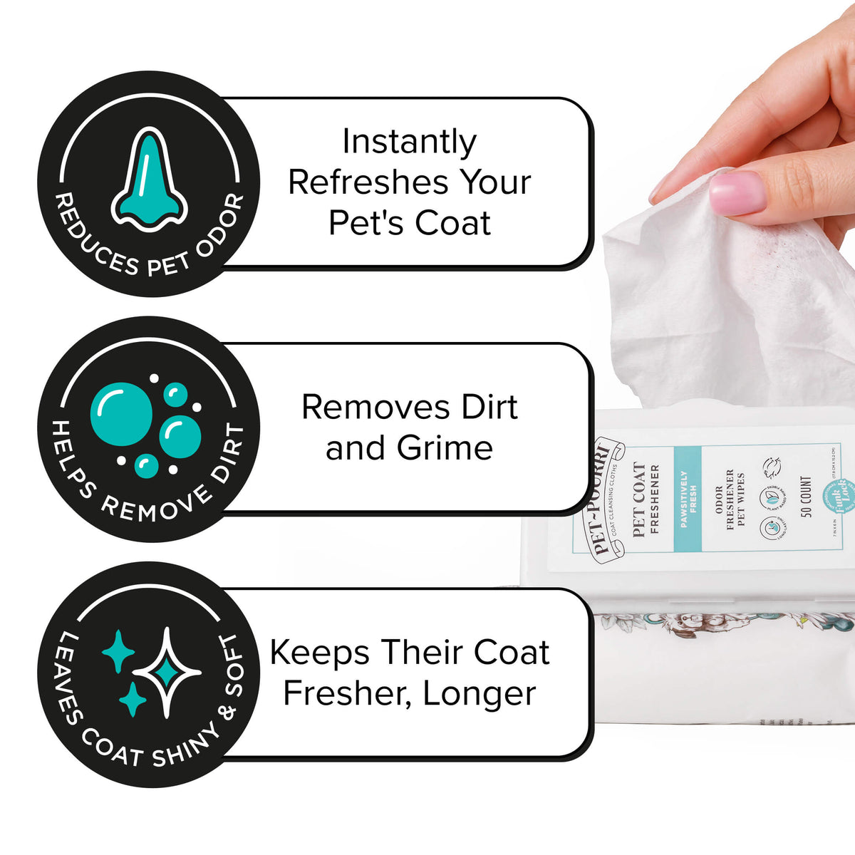 Deodorizing Pet Wipes product image 4