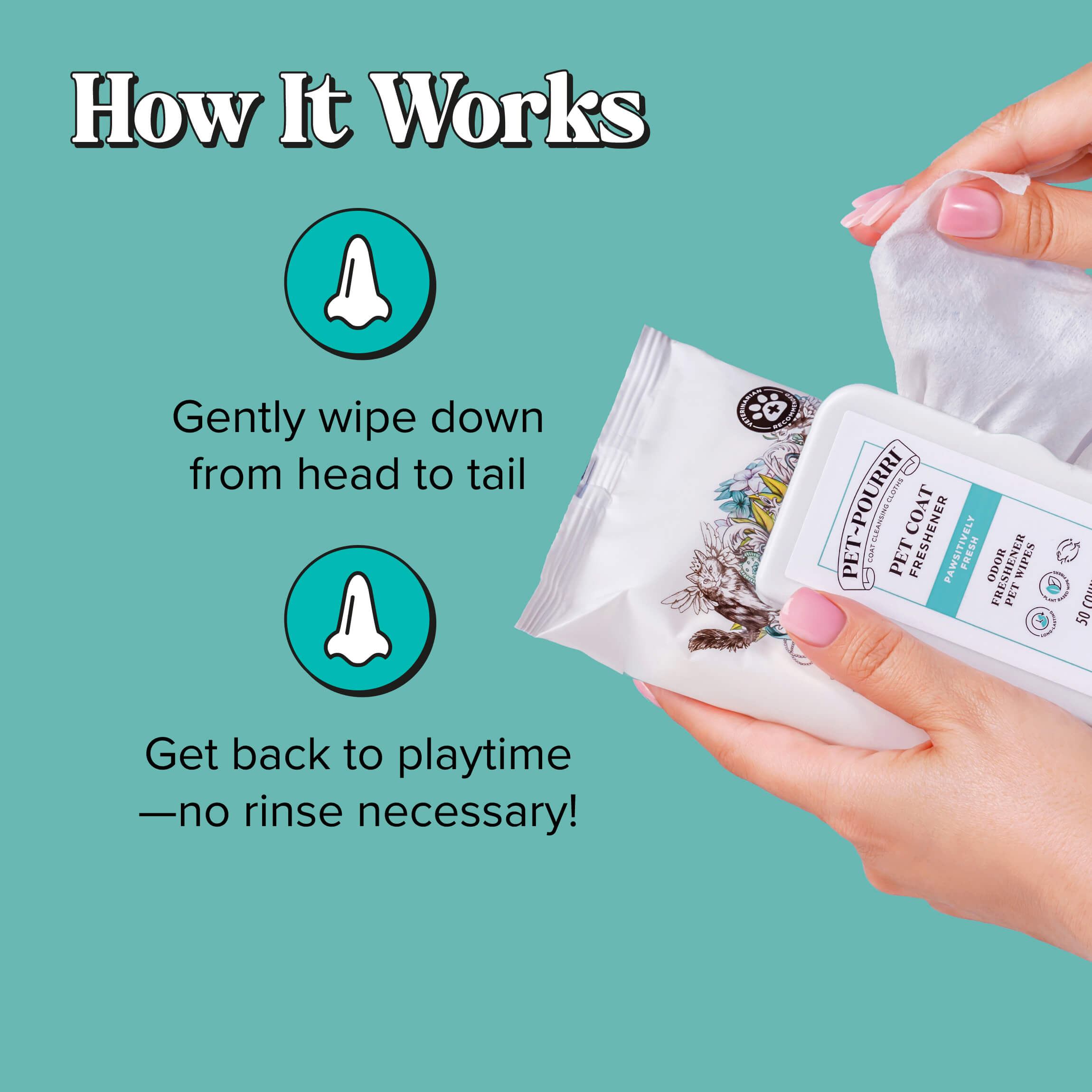 Deodorizing Pet Wipes product image 6