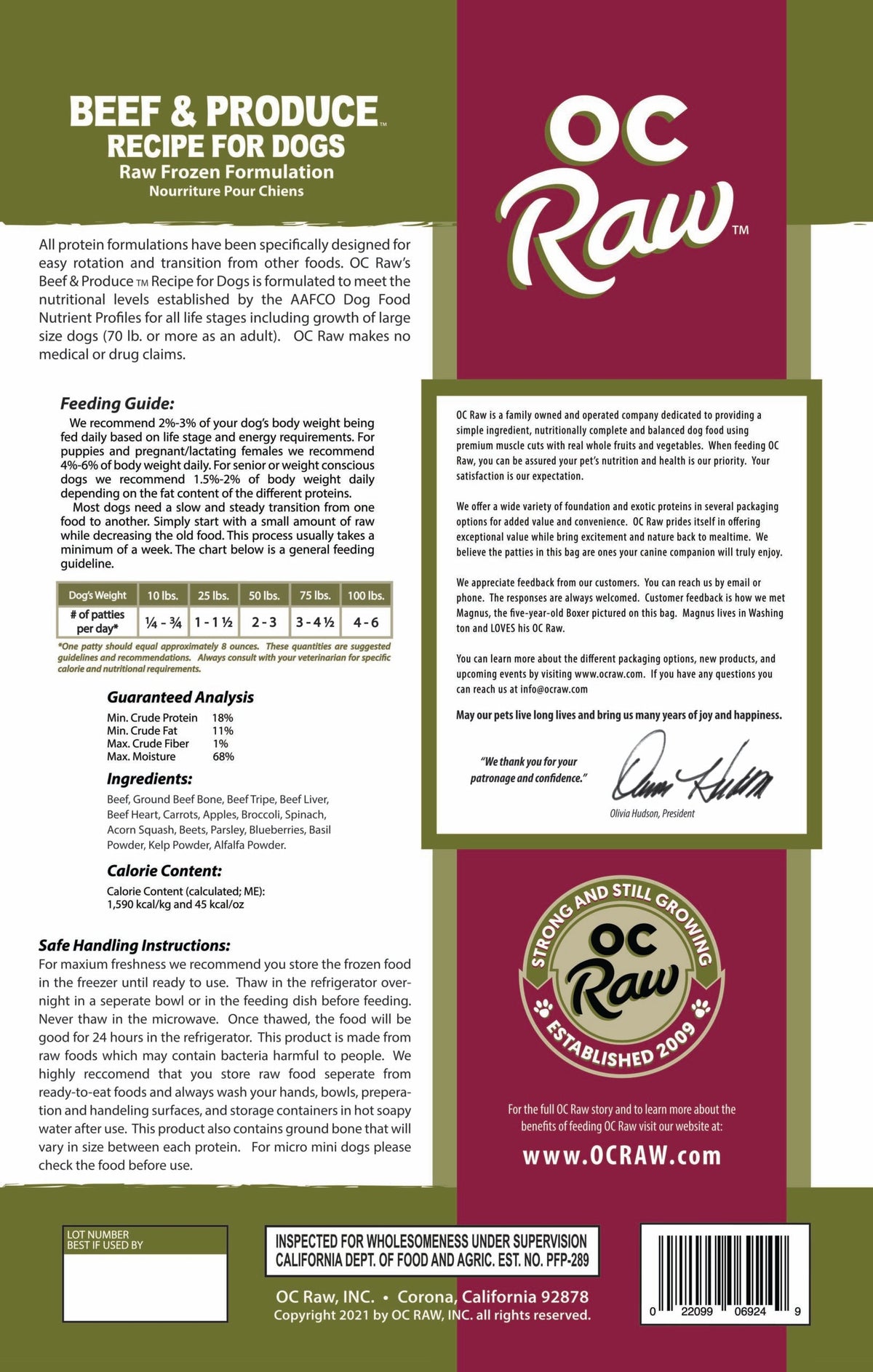 Frozen Raw Dog Food product image 3