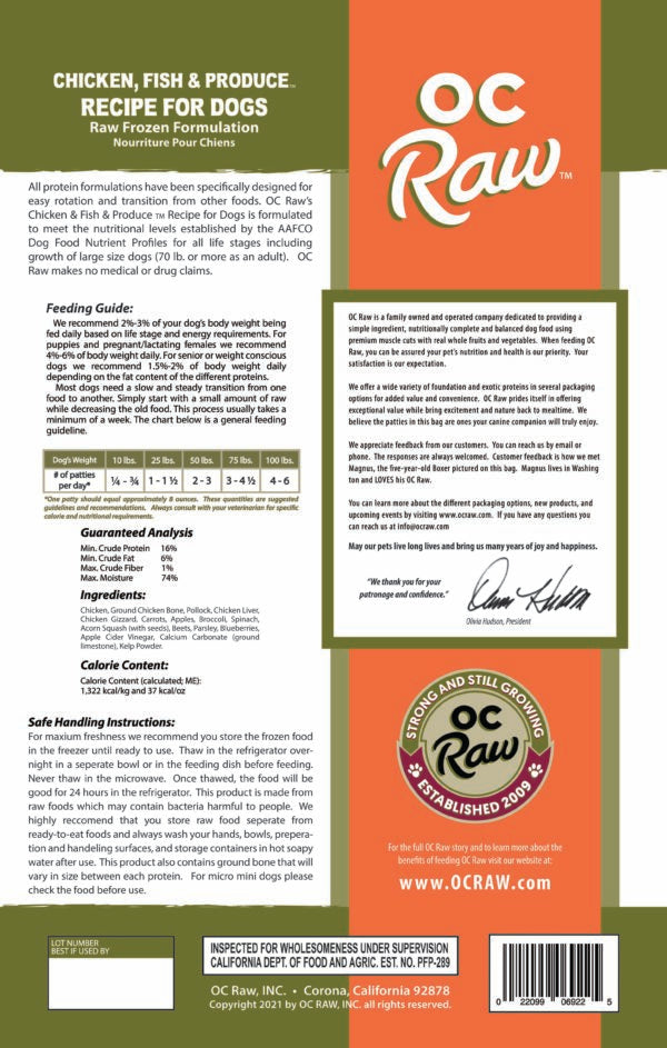 Frozen Raw Dog Food product image 5