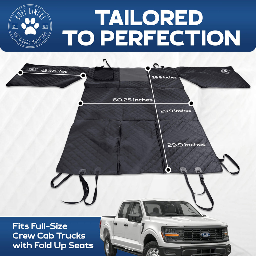 Ruff Liners Fit Full-Size Crew Cab Trucks With Fold Up Seats