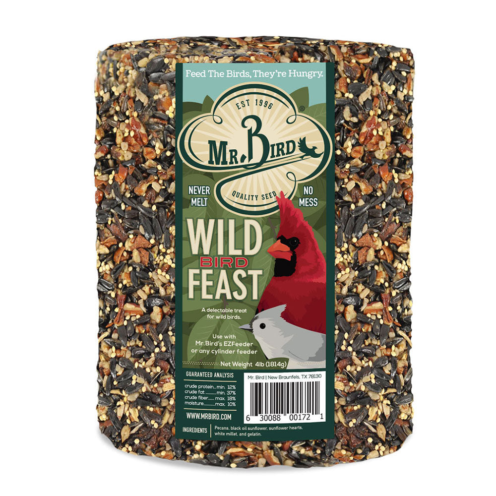 Compressed Sunflower and Pecan Wild Bird Food Cylinder product image 1