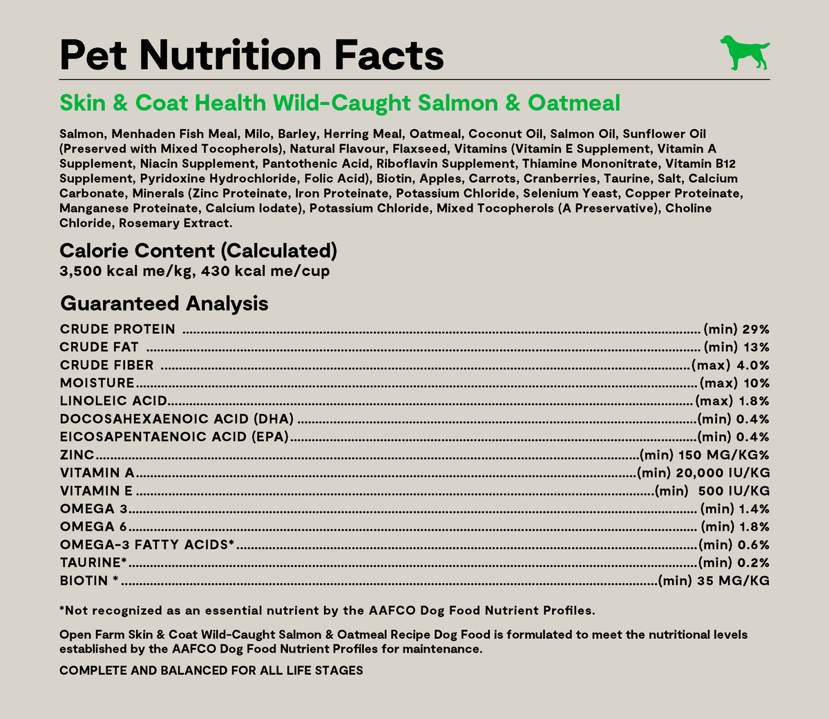 Salmon and Oatmeal Dry Dog Food product image 4